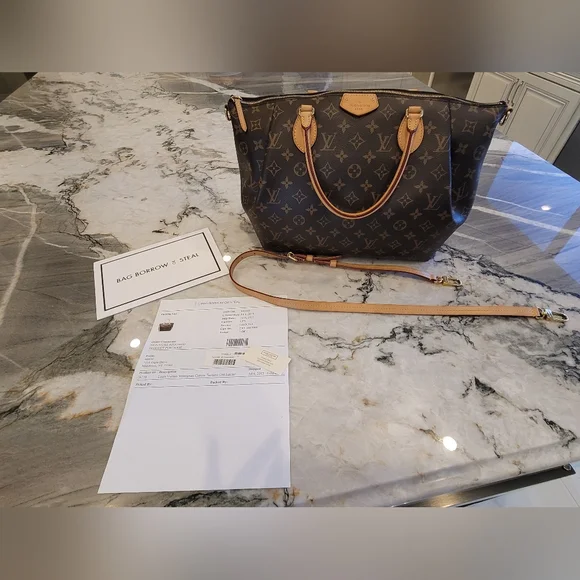 Louis Vuitton authentic Monogram Canvas Turenne GM  Satchel ❤️‍🔥 - Picture 3 of 16